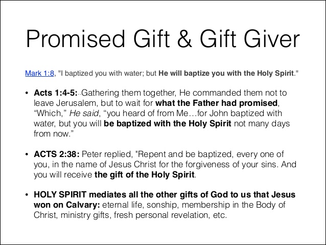 Your need for the Holy Spirit