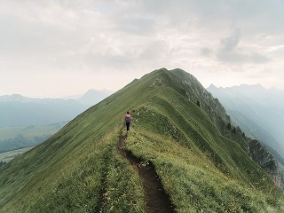 Sharing your faith is like climbing a steep mountain.