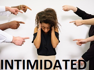 Intimadeted on sharing the Gospel