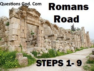 The Romans Road Steps 1 go 9 - 2 pages