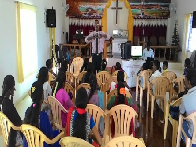 Tamil built a Church in his village.